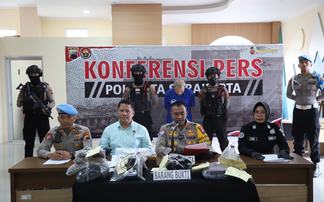 Polresta Surakarta Gelar Press Release Ungkap Kasus Curanmor  di Keprabon
