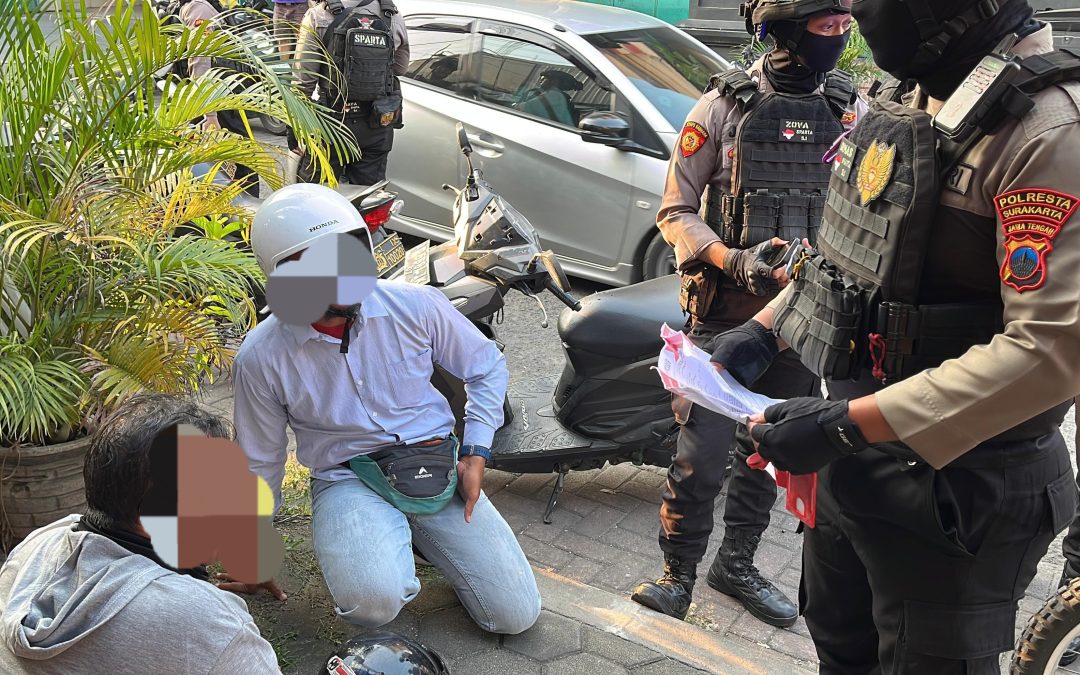 Empat Warga Nusukan Diamankan Tim Sparta Polresta Surakarta Diduga Sebagai DC