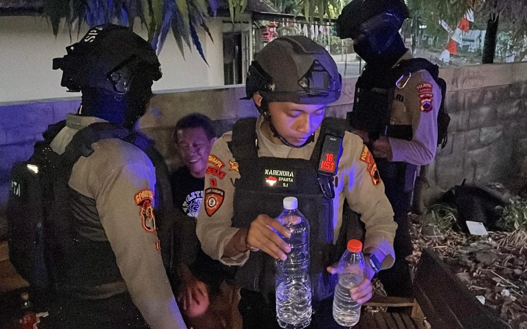 Sedang Pesta Miras , Dua Warga Nusukan Diamankan Tim Sparta Polresta Surakarta