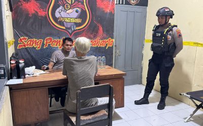 Tim Sparta Sat Samapta Polresta Surakarta Amankan Penjual Miras di Keprabon