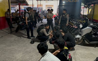 Minum Miras dan Bawa Sajam, 13 Pemuda Diamankan Tim Sparta Polresta Surakarta di Banjarsari