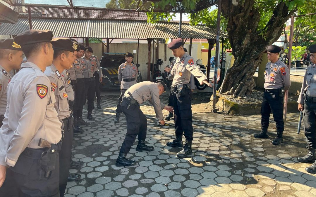Sat Samapta Polresta Surakarta Gelar Pelatihan Metal Detector Tingkatkan Kemampuan Personel
