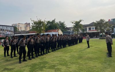 Polresta Surakarta Kirimkan Puluhan Personil, Bantu Pengamanan Aksi Unras di Pati