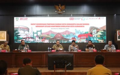 Polresta Surakarta Gelar Rapat Koordinasi Lintas Sektoral Penanggulangan Konflik Sosial Di Kota Surakarta