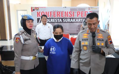 Polresta Surakarta Amankan Perempuan Pelaku Penipuan dan Penggelapan Sepeda Motor