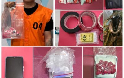 Pengedar Inex dan Sabu Diamankan Sat Resnarkoba Polresta Surakarta di Kamar Kos Wilayah Sukoharjo