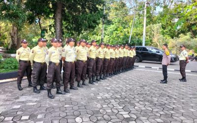Bhabinkamtibmas Kelurahan Jebres Himbau Satpam UNS Tingkatkan Kewaspadaan Menjelang Awal Perkuliahan