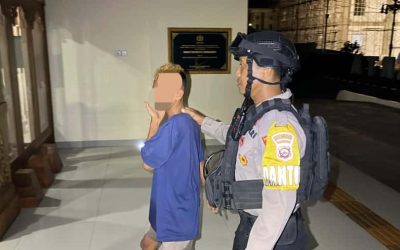 Seorang Warga Karangpandan Diamankan Tim Sparta Polresta Surakarta Bawa Sajam dan Bikin Keributan di Banjarsari