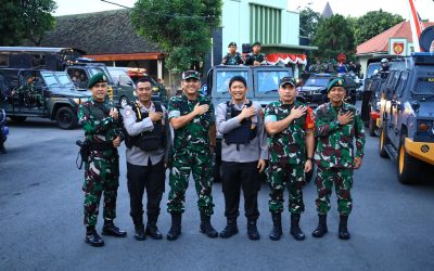 Sinergitas TNI–Polri, Polresta Surakarta Gelar Patroli Skala Besar Wujudkan Kondusifitas Wilayah Surakarta