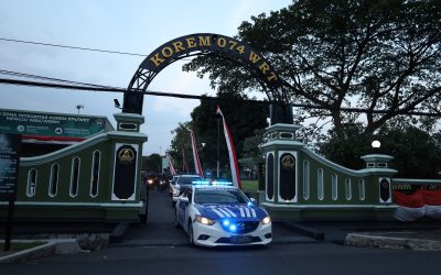 Ciptakan Kondusifitas Kota Surakarta, Polresta Surakarta Gelar Patroli Skala Besar