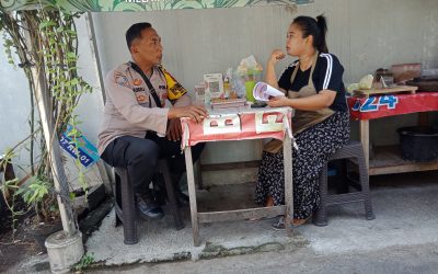 Bhabinkamtibmas Kepatihan Wetan Laksanakan Sambang dan Himbauan Kamtibmas
