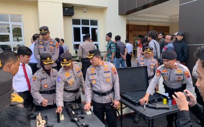 Polresta Surakarta Gelar Latihan Peningkatan Kemampuan Fungsi Samapta Sistem Pengamanan Mako