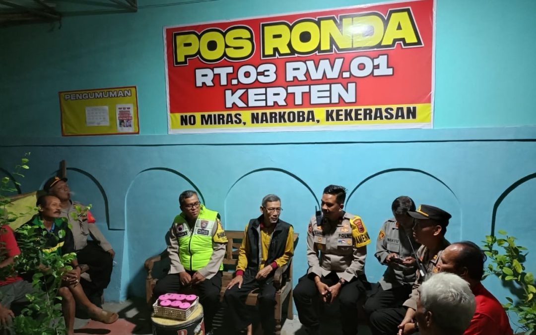 Piket Pawas Polresta Surakarta Laksanakan Kunjungan dan Pendampingan di Pos Satkamling