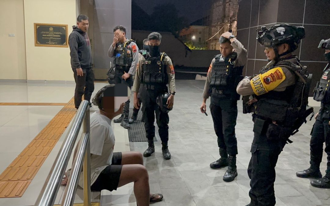 Tim Sparta Samapta Polresta Surakarta Amankan Pelaku Pengrusakan Rumah Warga di Pajang Laweyan