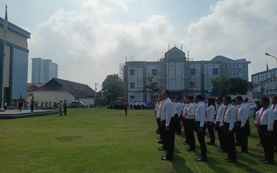 Polresta Surakarta Gelar Upacara Kenaikan Pangkat Pengabdian