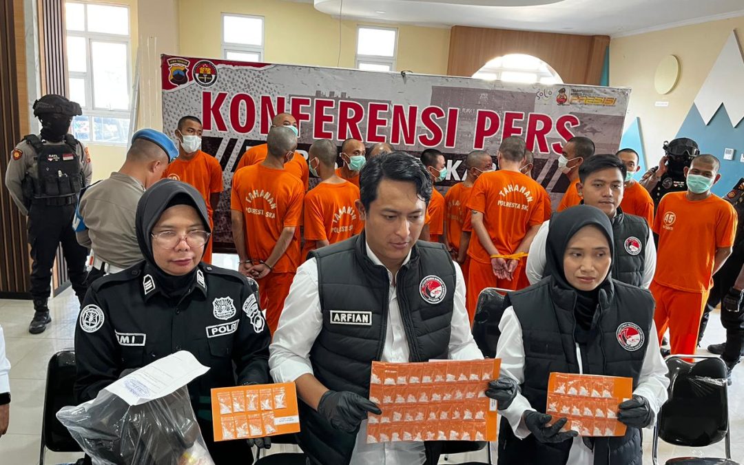 Satresnarkoba Polresta Surakarta Ungkap Kasus Narkotika, Amankan Sabu ± 8,94 Gram dan 32 Butir Pil Inex