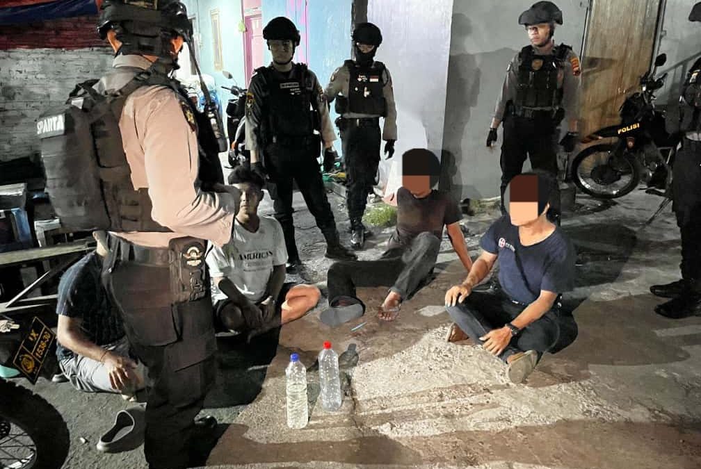 Respon Cepat Tim Sparta Samapta Polresta Surakarta Amankan Warga Pesta Miras di Gilingan