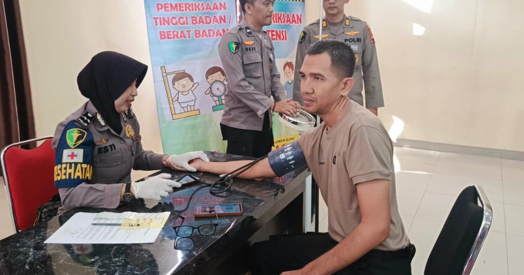 Polresta Surakarta Gelar Rikkes Berkala, Pastikan Personel Siap Jalankan Tugas