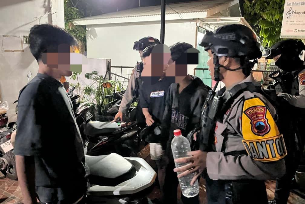 Respon Cepat Tim Sparta Amankan Tiga Pemuda Pesta Miras di Pajang