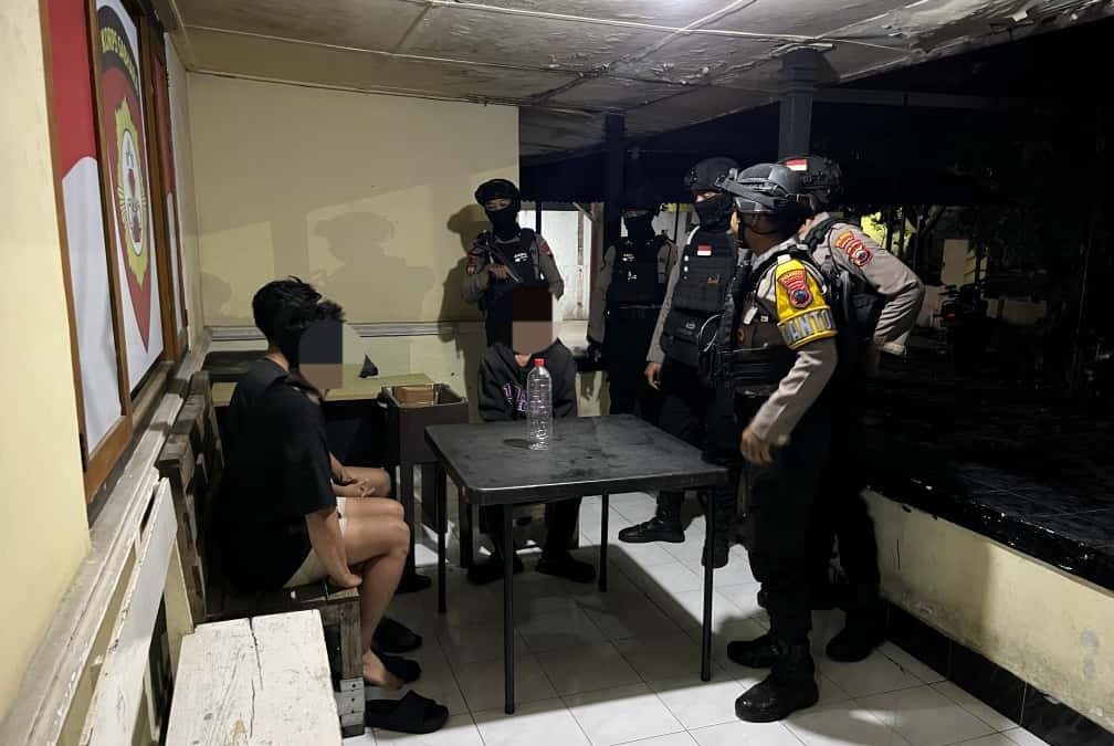 Tiga Pemuda Diamankan Tim Sparta Polresta Surakarta Saat Pesta Miras di Pajang
