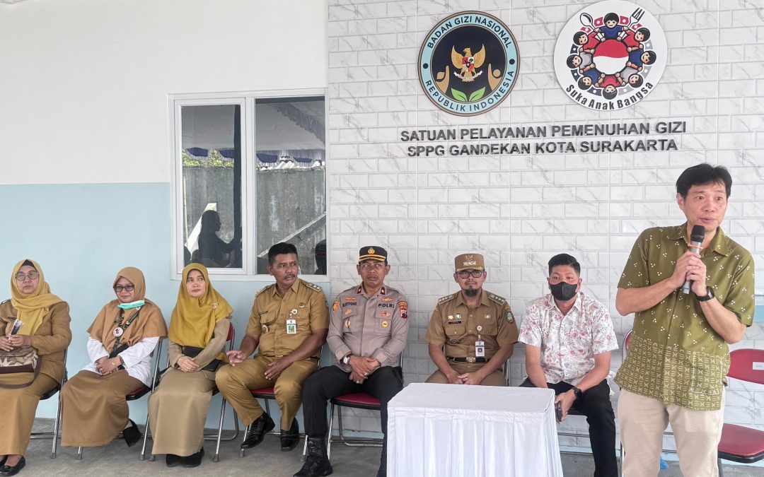 Kapolsek Jebres Hadiri Peresmian Dapur SPPG Program Makan Bergizi Gratis di Kelurahan Gandekan