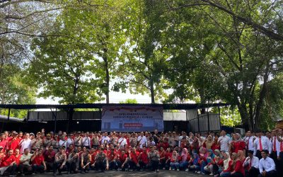 Polresta Surakarta Gelar Apel Kebangsaan Bersama Serikat Pekerja dan Buruh Kota Surakarta