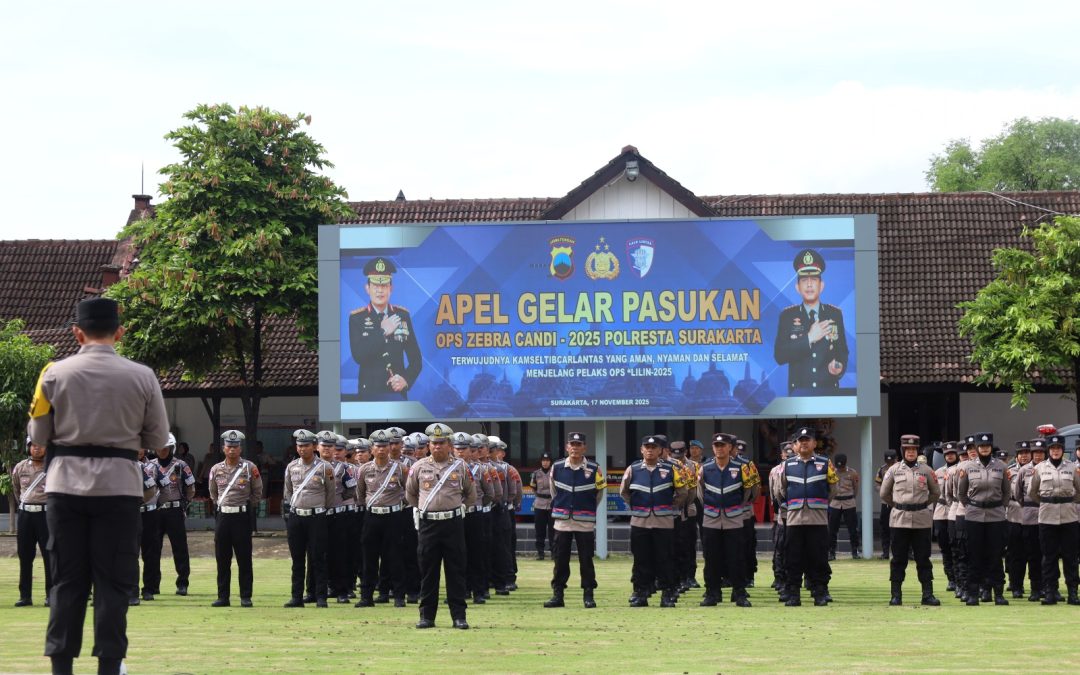 Hati-hati! Operasi Zebra Candi 2025 Resmi Dimulai di Surakarta! 8 Pelanggaran Ini Langsung Ditilang