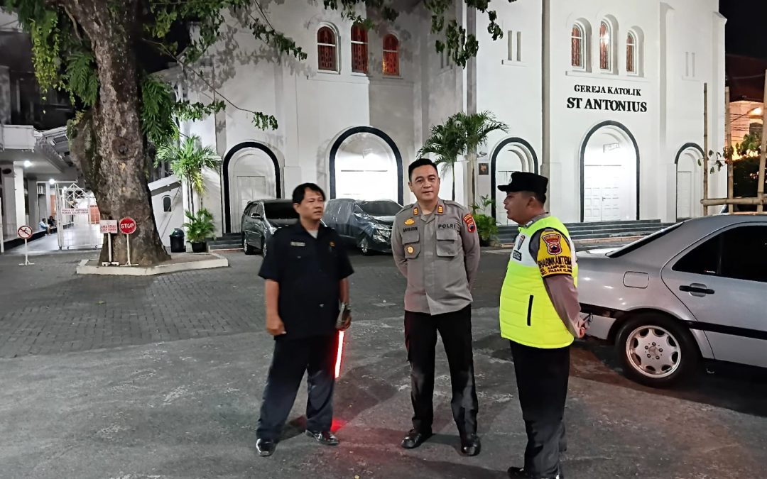 Jamin Kenyamanan Umat Nasrani, Polresta Surakarta Kerahkan Bhabinkamtibmas Amankan Gereja