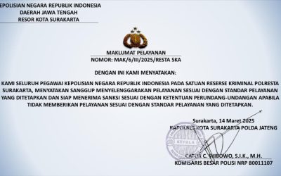 Maklumat Pelayanan sebagai Wujud Komitmen Penyelenggara dalam Pelayanan Publik