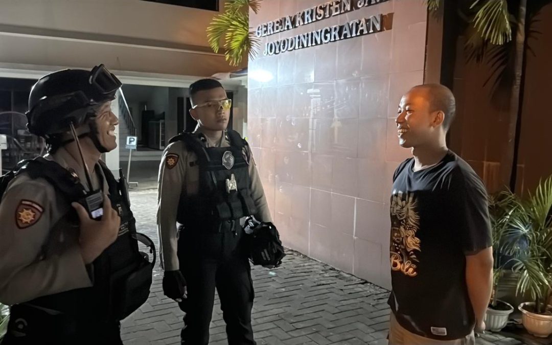 Tim Sparta Sat Samapta Polresta Surakarta Gelar Patroli Rutin Malam Hari di Objek Vital dan Tempat Ibadah