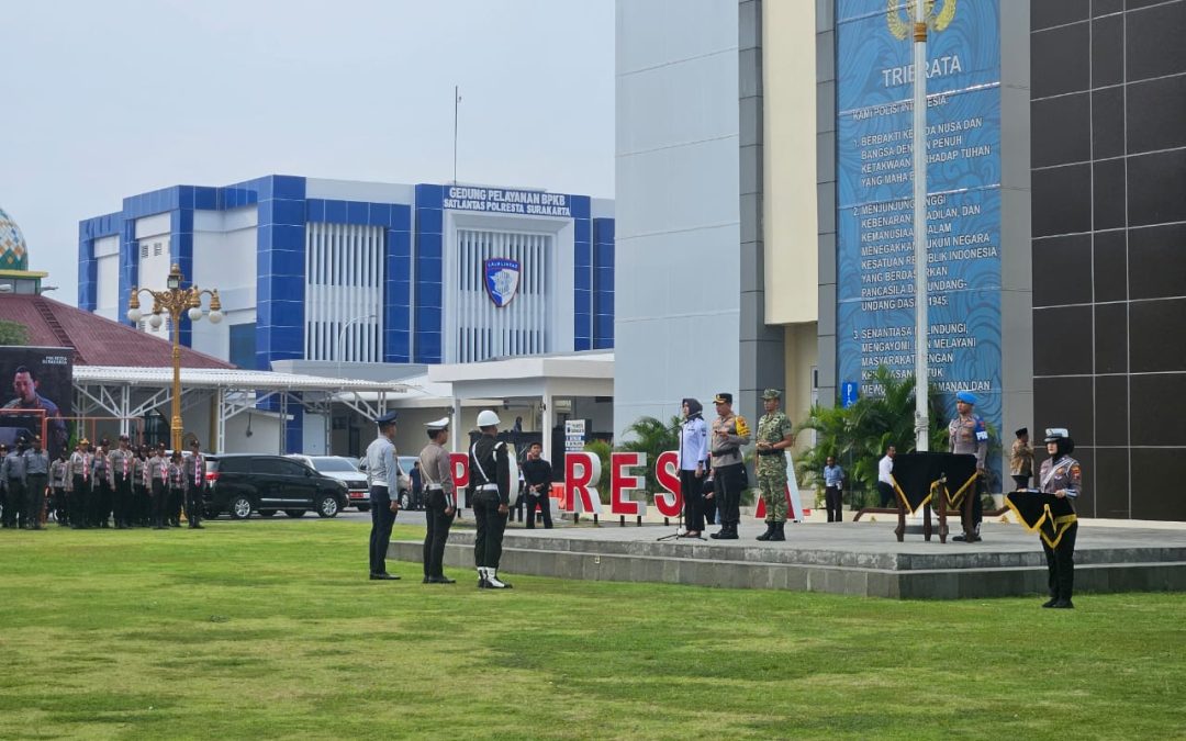 Apel Gelar Pasukan Operasi Lilin Candi 2025, Polresta Surakarta Tegaskan Kesiapan Pengamanan Nataru