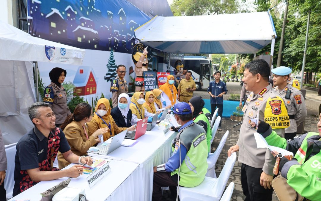 Polresta Surakarta Buka Cek Kesehatan Gratis di Pos Nataru, Jaga Keselamatan Pemudik dan Pengemudi