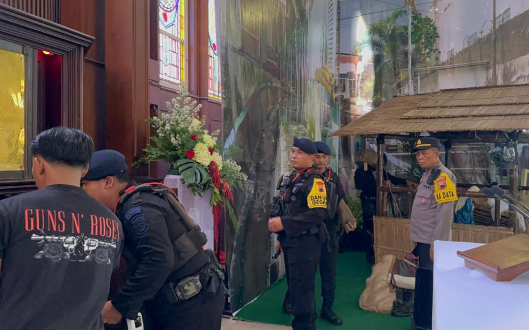 Pastikan Ibadah Natal Aman, Polresta Surakarta Sterilisasi Gereja di Kota Solo