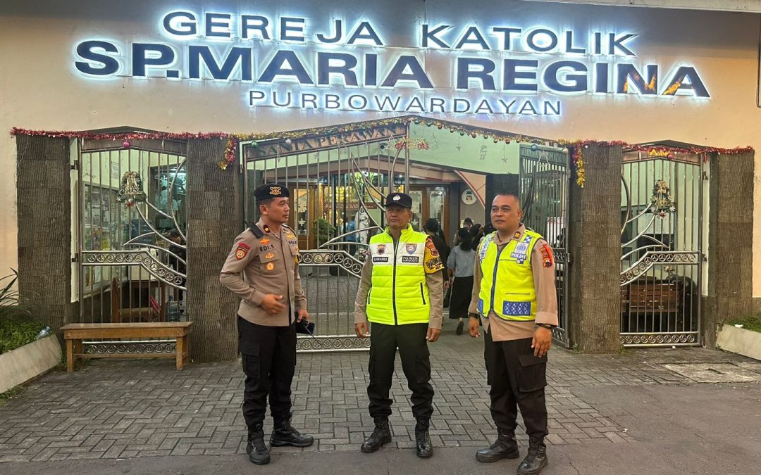 Guna Pastikan Keamanan Ibadah Natal, Kasatgas Preventif Ops Lilin Candi 2025 Polresta Surakarta Intensifkan Patroli Gereja