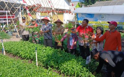 Bhabinkamtibmas Kelurahan Joglo Sambangi Program Ketahanan Pangan Budidaya Sayur Mayur