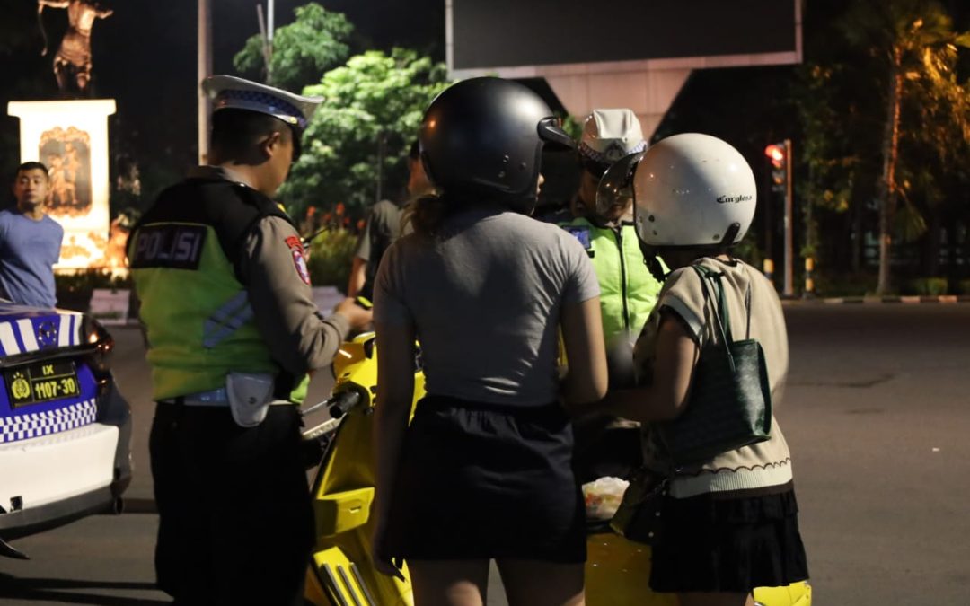 Tindak Lanjut Laporan 110, Polresta Surakarta Amankan Puluhan Motor Knalpot Brong di Sejumlah Simpang