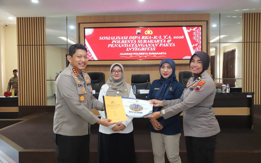 Polresta Surakarta Gelar Sosialisasi DIPA Tahun Anggaran 2026