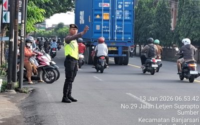 Personel Polresta Surakarta Gelar PH Pagi di Sejumlah Titik Rawan Guna Menjaga Keamanan dan Kelancaran Aktivitas Masyarakat
