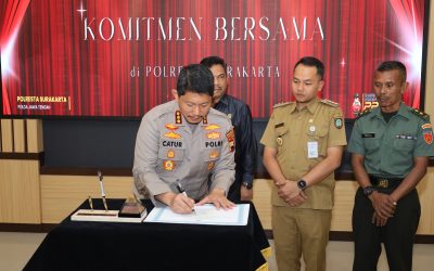 Polresta Surakarta Gelar Penyampaian Hasil Pelaksanaan Persiapan Peningkatan Status WBK Menuju WBBM