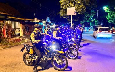 Tim Sparta Sat Samapta Polresta Surakarta Intensifkan Patroli Malam Jaga Kamtibmas