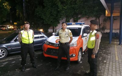 Unit Pam Obvit Sat Samapta Polresta Surakarta Gelar Patroli Dialogis di Objek Vital