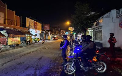 Jaga Kondusivitas Kota, Tim Sparta Samapta Polresta Surakarta Patroli Malam Hari