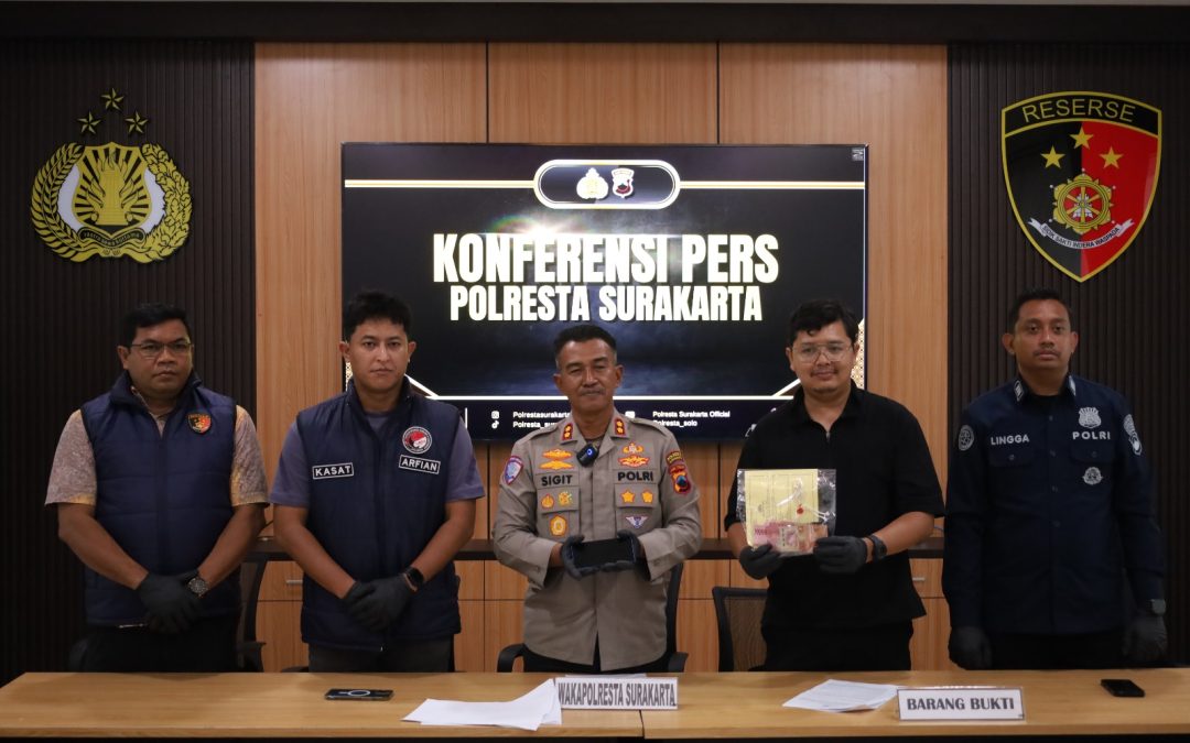 Satreskrim Polresta Surakarta Ungkap Kasus Penipuan dan Penggelapan Laptop di Kawasan Manahan