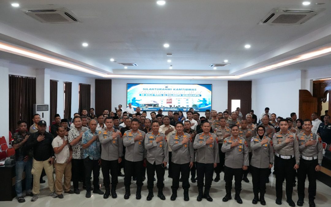 Jelang Pengesahan Anggota Perguruan Silat, Polresta Surakarta Bersama Polres Se-Soloraya dan IPSI Deklarasikan Komitmen Jaga Kamtibmas Kondusif