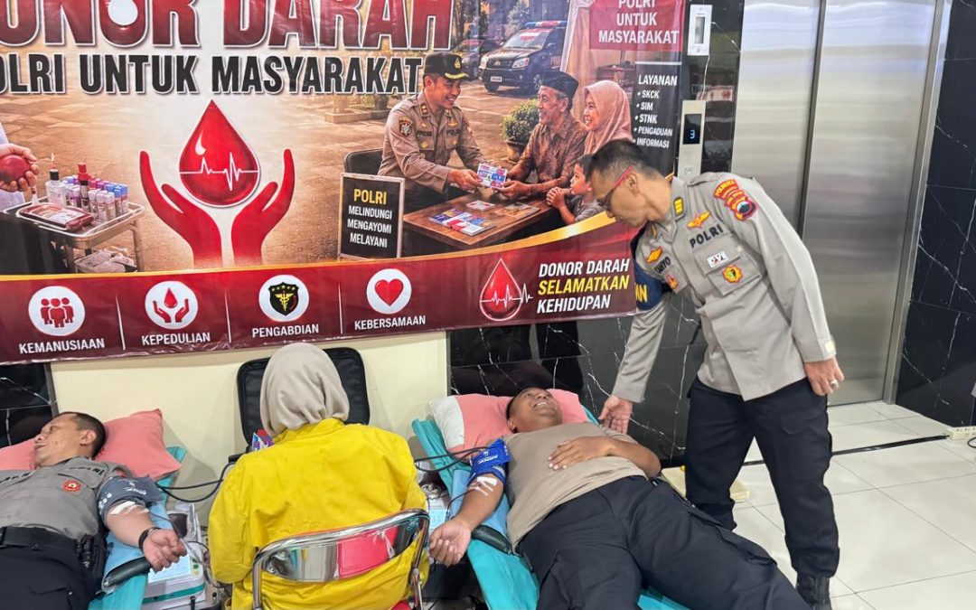 Peringati Hari Bhayangkara Ke-80, Polresta Surakarta Gelar Bakti Sosial Donor Darah sebagai Wujud Kepedulian Kemanusiaan
