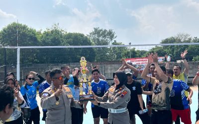 Semarak Hari Bhayangkara ke-80, Polresta Surakarta Gelar Lomba Voli Antar Satfung dan Polsek Jajaran