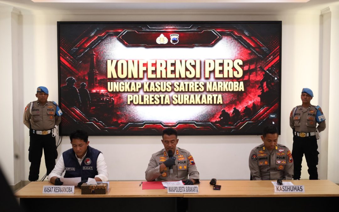 Polresta Surakarta Ungkap 3,5 Kilogram Sabu, Pengungkapan Terbesar Sepanjang Sejarah Satresnarkoba
