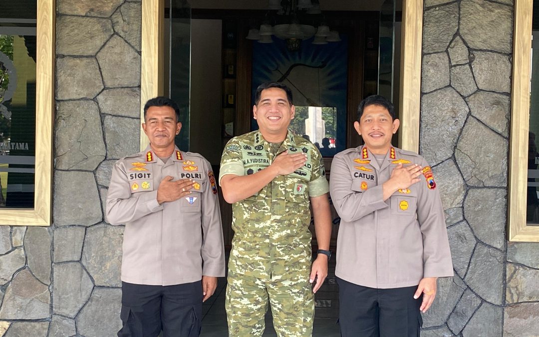 Sinergitas TNI-Polri Semakin Kokoh, Kapolresta Surakarta Silaturahmi ke Korem 074/Warastratama