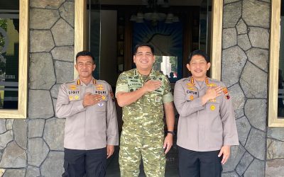 Sinergitas TNI-Polri Semakin Kokoh, Kapolresta Surakarta Silaturahmi ke Korem 074/Warastratama