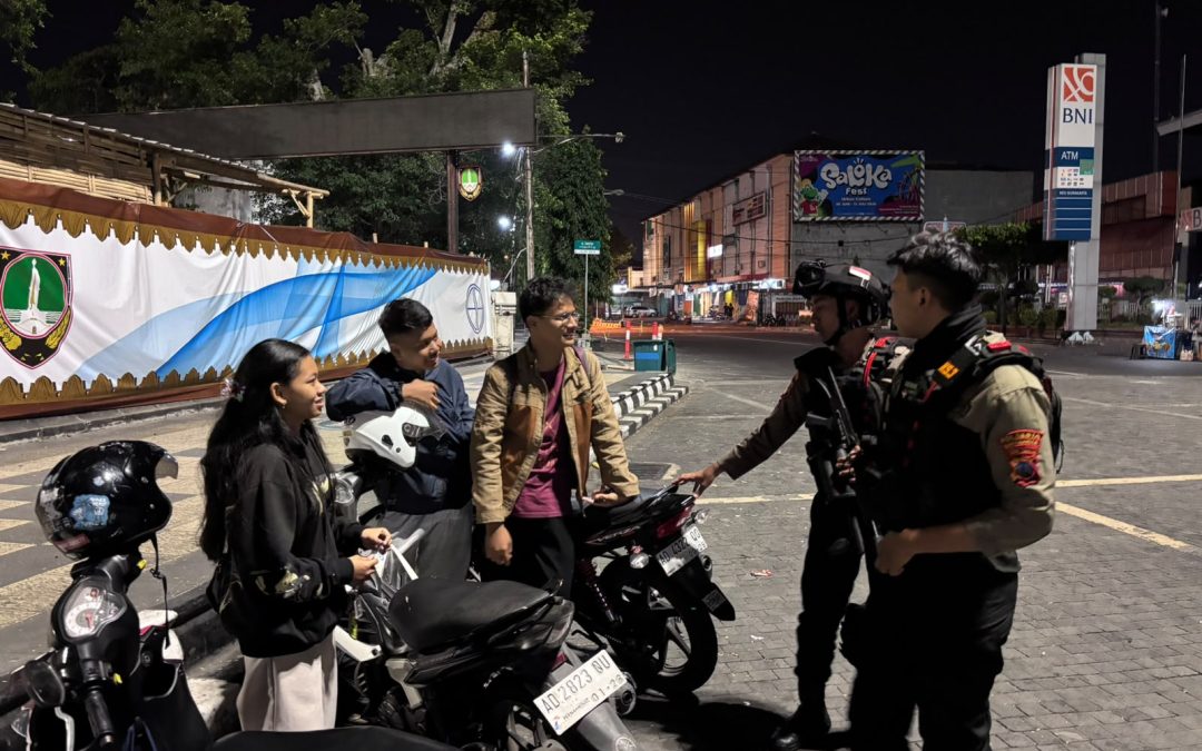 Tim Sparta Sat Samapta Polresta Surakarta Patroli Malam, Pastikan Kota Solo Aman dan Kondusif